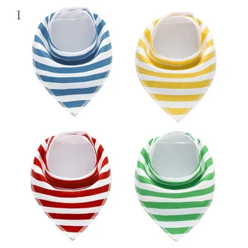 

4 Pcs /Set Unisex Baby Bandana Drool Bibs, 100% Cotton Drool Bibs , Super Stylish Waterproof And Anti Dirty Absorb #p