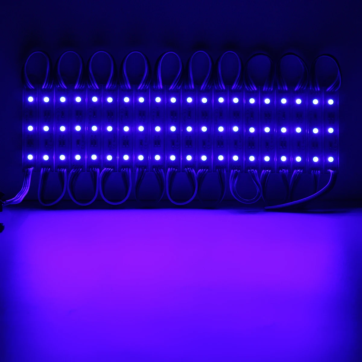 RGB SMD5050 LED Module Store Strip Light Front Window Lamp + Power Supply + Remote DC12V