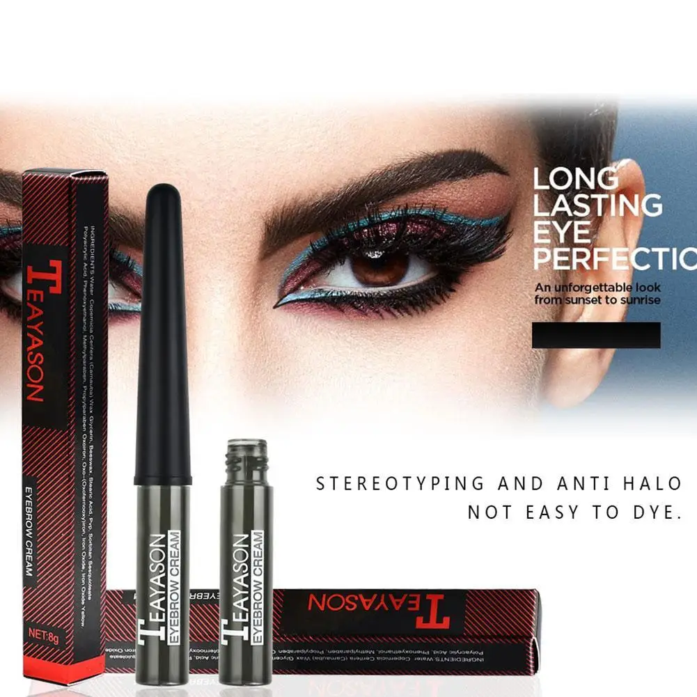 Matte Eyebrow Gel Professional Waterproof Dye Eyebrow Cream Natural Eyebrow Lasting Makeup Tool 3 Colors
