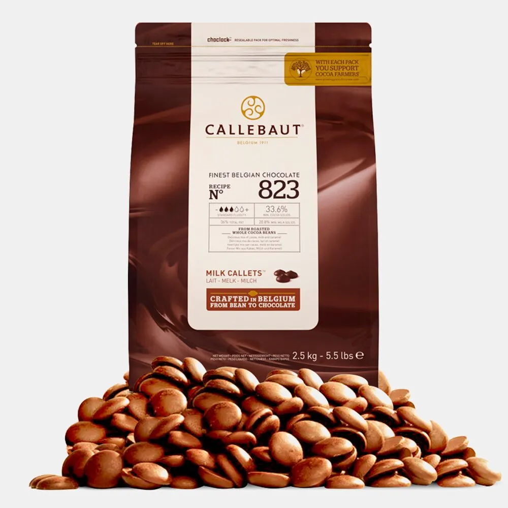 Barry Callebaut/chocolate Callebaut milk 33 6% cocoa (823-rt-u71) 2.5 kg | Продукты