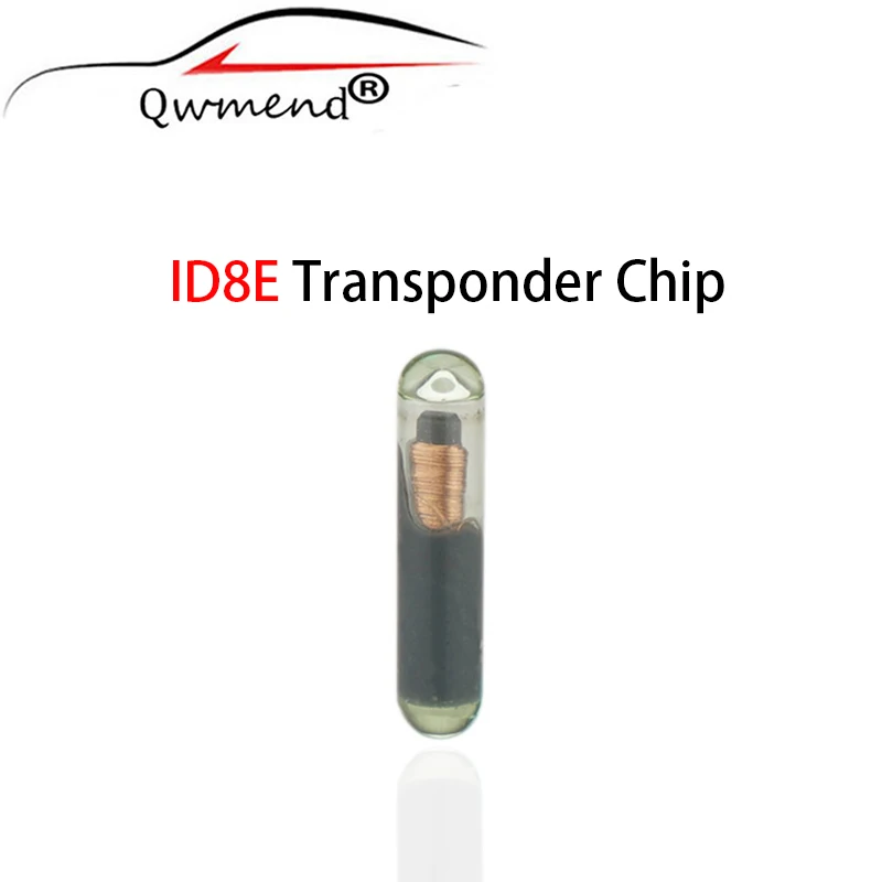 

QWMEND 1PCS Transponder Chip ID8E Glass Blank ID8E Chip for Honda Smart Car Key Chip ID 8E Not Coded