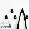 Nordic Wood Wall Hanger Water Drop Shaped Hook Door Back Hanger Key Holder Decorative Hooks Bag Handbag Hat Clothes Wooden Hook 2