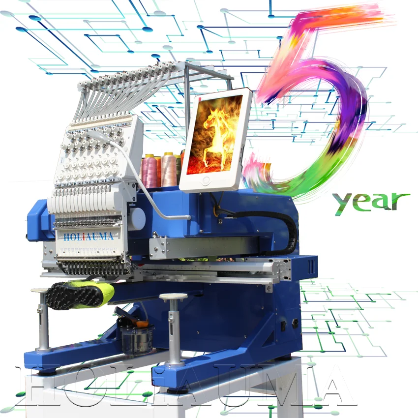 5 Years Warranty Factory Cheap Single Head Embroidery Machine Price 15