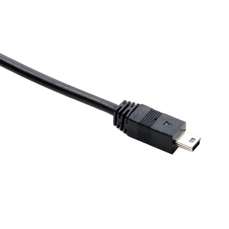 USB2.0 к mini 5P зарядный кабель для передачи данных двойной USB к Т-образный MINI5P порт трехголовый мобильный жесткий диск выделенный кабель