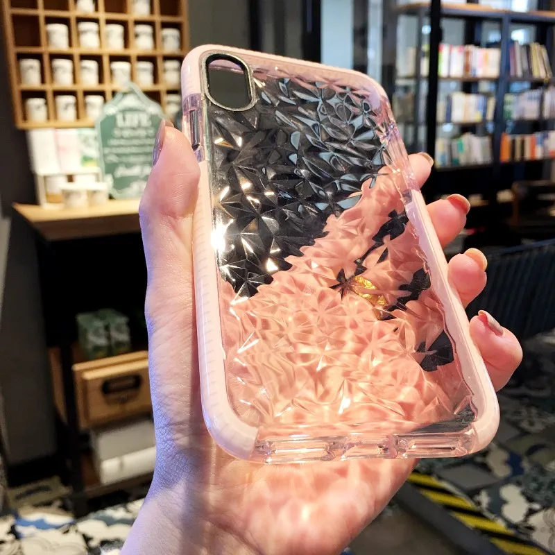 Роскошные Чехлы для iPhone X Max мягкий прозрачный чехол из ТПУ противоударный