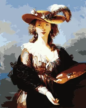 

Jade Girl Pie coloring by number diy oil paint painting by number digital family acrylic paint decorative oil paint