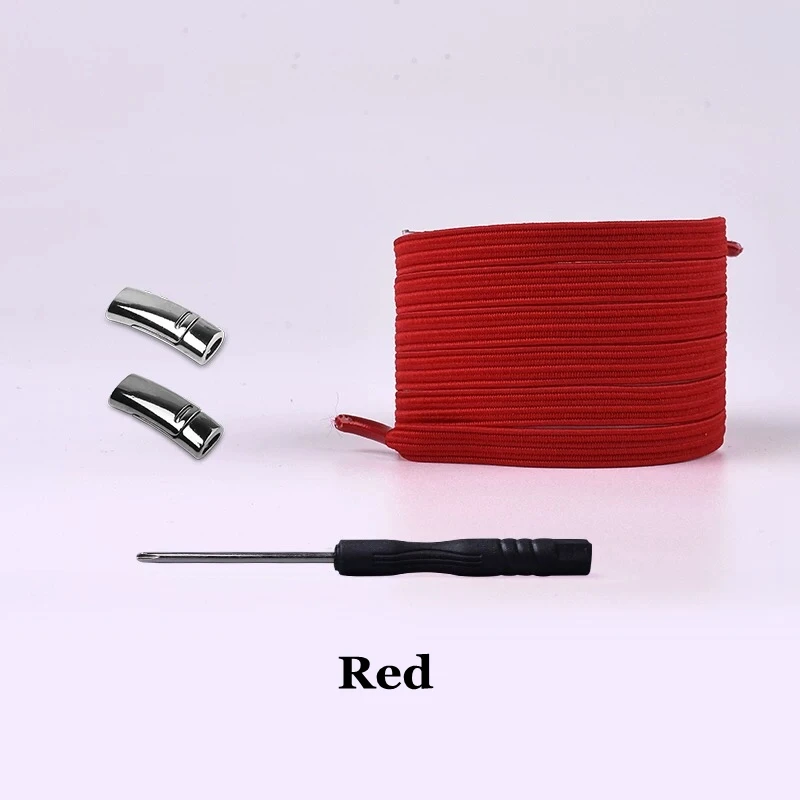 Red Новинка, магнитный шнурок, эластичные фиксирующие шнурки, быстро не завязываются, шнурки для обуви, для детей и взрослых, унисекс, спортивные туфли со шнурками, шнурки для обуви - Цвет: Red