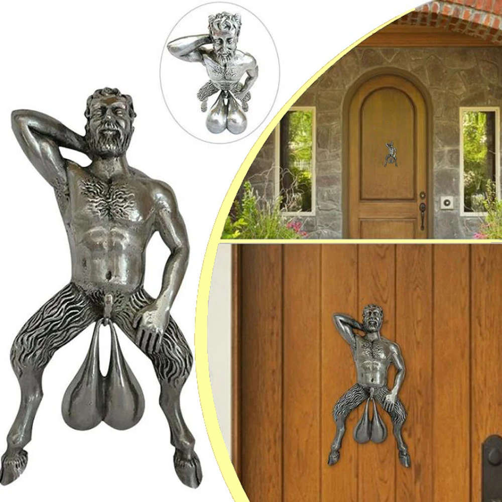 Resin Door Knocker With Balls Egg Doorball Decoration Hanging Door Decor door knocker
