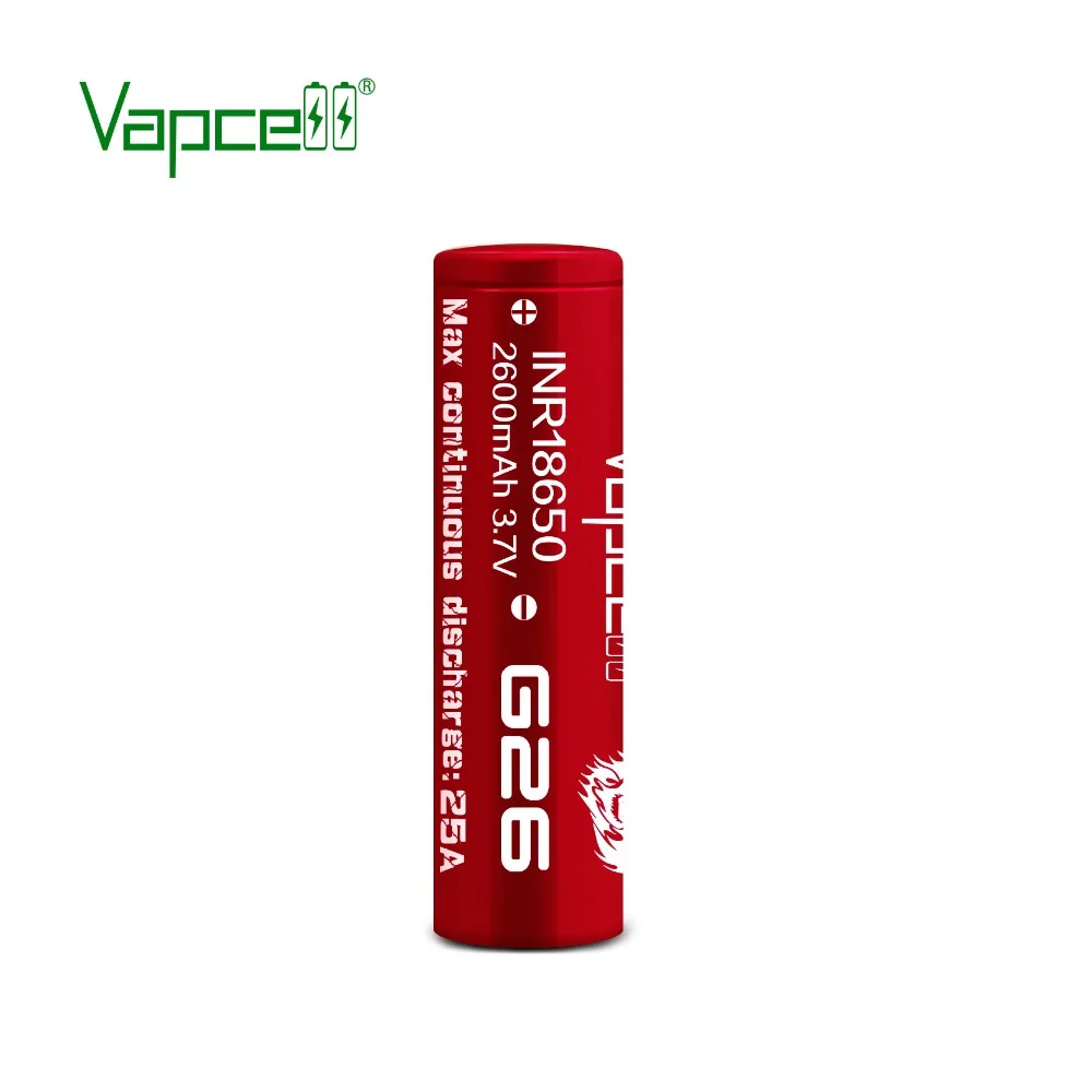 Vapcell G26 INR 18650 2600 мАч 25A литий-ионный аккумулятор rewrap H26 beats VTC5A