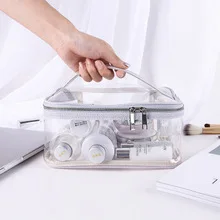 Экологически чистая сетка EVA сумочка для косметики корейский стиль ручной Водонепроницаемый Многофункциональный мешок для мытья портативный ручной путешествия Stora