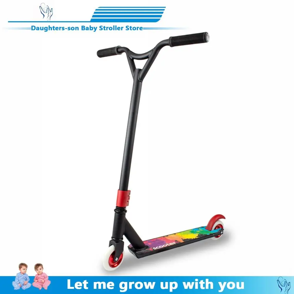 

Pro Stunt Scooter Freestyle Street Surfing Kick Scooter Trick Skatepark BMX Handlebars Professional Extreme Sports Scooter