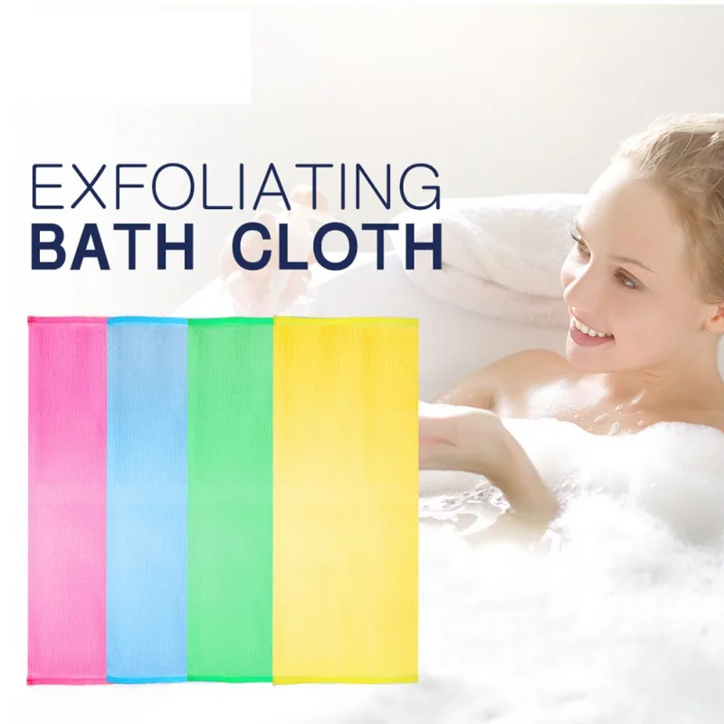 Nylon Mesh Bath Cloth Bath Shower Body Washing Clean Exfoliating Puff Scrubbing Towel Cloth Scrubber Soap Bubble The Bath NEW