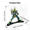 Microworld 3D Metal Jigsaws Puzzles The Three Kingdoms Action figures Guan Yu Kits DIY Modern Color Toys Gifts For child Adult 5