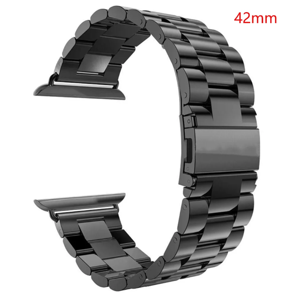 

Strap Fashion Flexible Casual Replacement Easy Install Durable Solid Multi-color Business Stainless Steel Watch Band For Apple