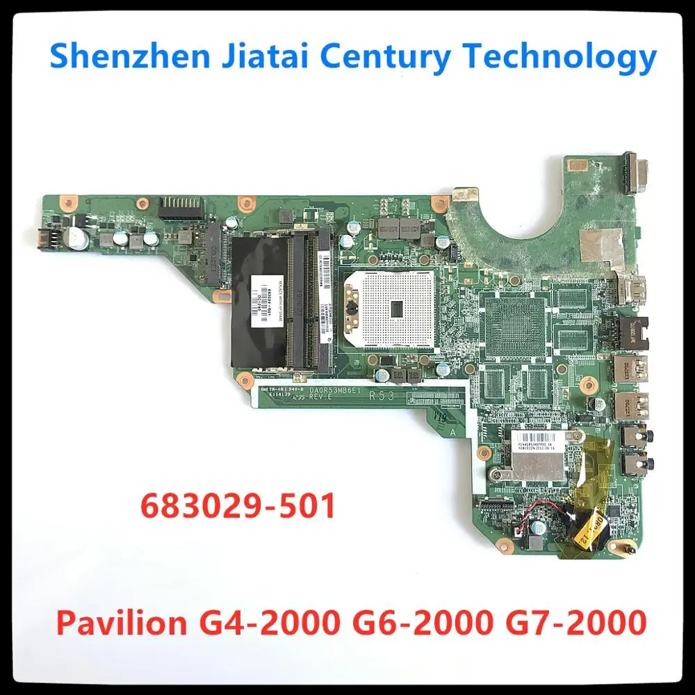 683029 501 001 материнская плата для ноутбука HP Pavilion G4 2000 G6 G7 DA0R53MB6E0 DA0R53MB6E1 полный тест