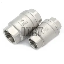 Обратный клапан 304 из нержавеющей стали 1/" 1/4" 3/" 1/2" 3/" " " внутренняя резьба проволочный запорный клапан