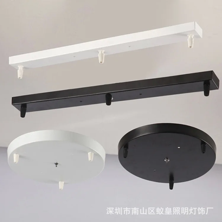 

Ceiling Lamp Base Plate Accessories Long Platter A- line Chandelier round Plates Ceiling Cup Single-head Three Head Multi-headed
