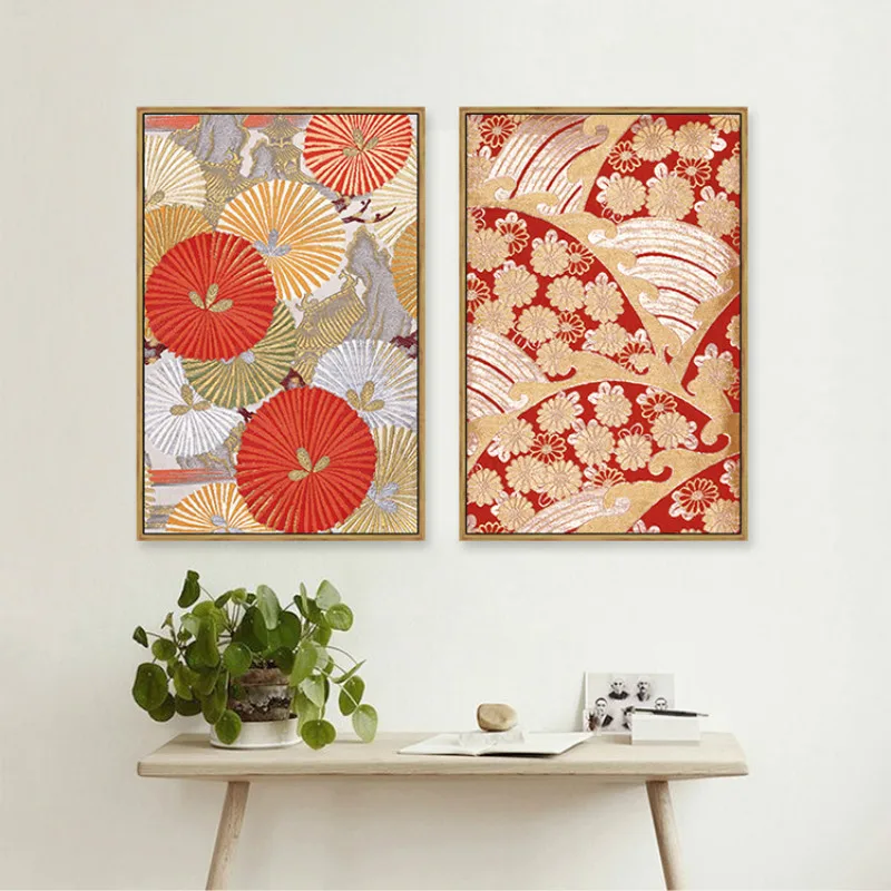 

Japan Zen Meaning Pattern Decorative Mural Wooden Frame Unique Decorative Mural Living Room Home Decoration Poster Oil Painting