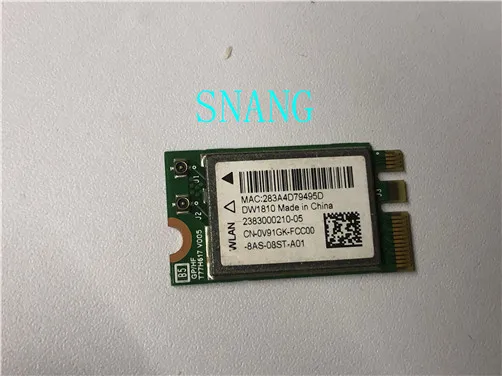 Для DELL Inspiron 13-7375 15-3567 CN-0V91GK WIFI karti 0V91GK V91GK DW1810 | Компьютеры и офис