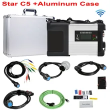 Hoge Kwaliteit Mb Star C5 In Aluminium Case Sd Connect C5 Vediamo Dts 2021.03 Ster Diagnose Software Hdd Ssd Beste diagnostic Tool