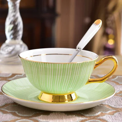 Mug A Простая Европейская керамическая кофейная чашка, набор чая, элегантная безопасная китайская текопп, лучшие чашки, продукты для напитков LZI087 - Цвет: Mug A