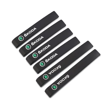 

Anti-collision Bars Anti-scratch Protector Stickers For Skoda Octavia Fabia Rapid Octavia Car Door Rearview Mirror Buffer Trim