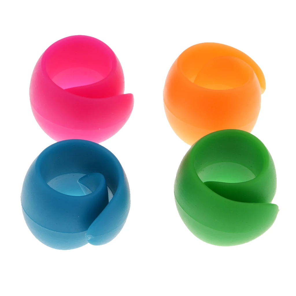 4 Pieces Thread Spool Huggers Keep Thread Spools From Unwinding Peels New Silicone Threads Sewing Accessories