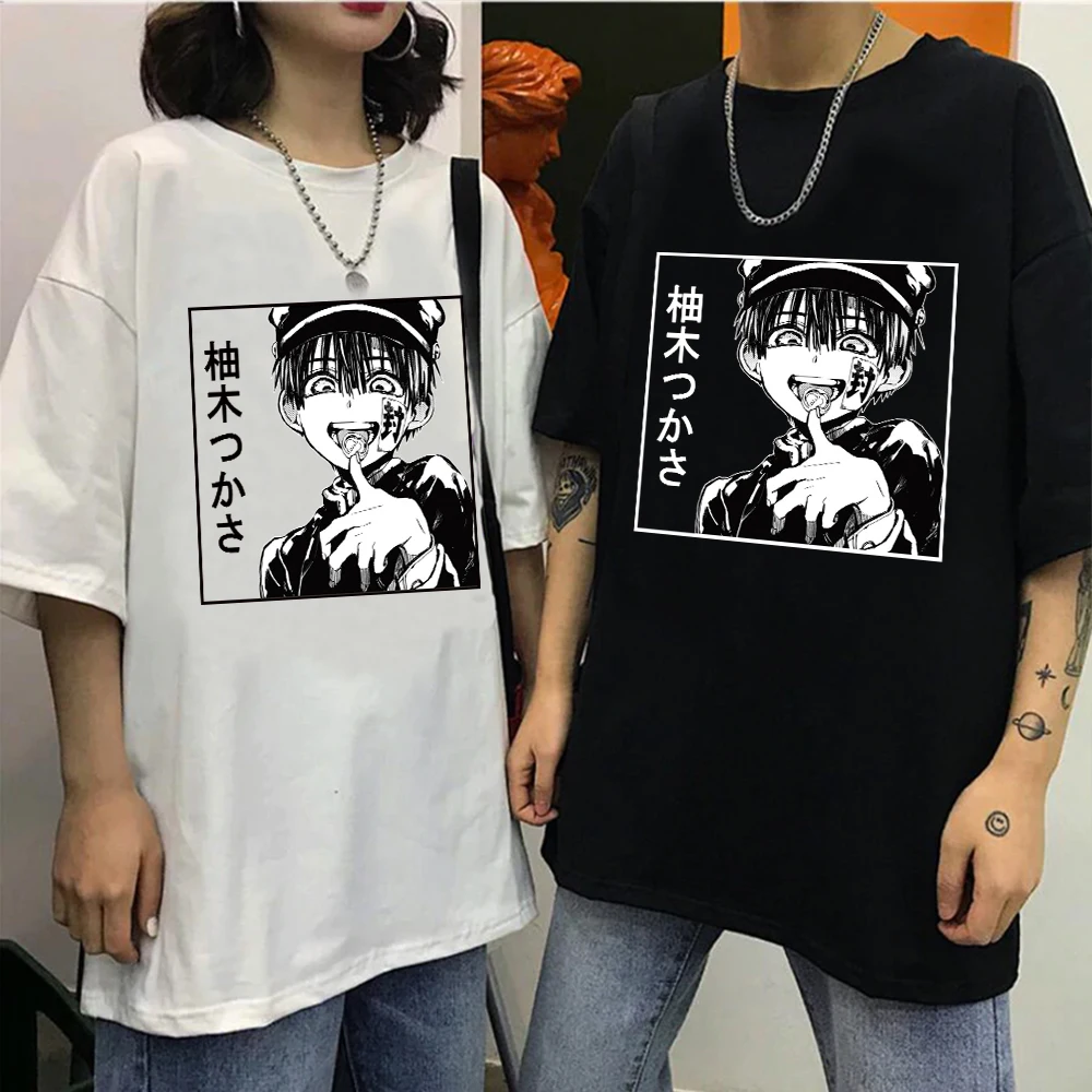 原宿tシャツ花子くんアニメtシャツ半袖プリントtシャツシャツtシャツトップス Aliexpress メンズ服