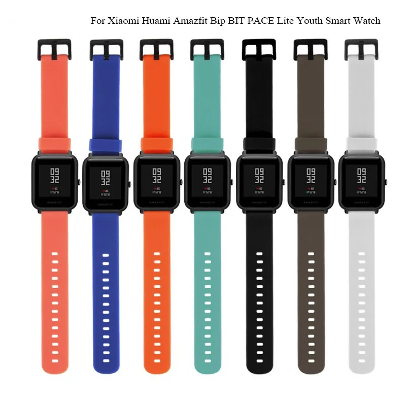 Ремешок силиконовый для смарт часов Xiaomi Huami Amazfit Bip 20 мм|Смарт-аксессуары| |