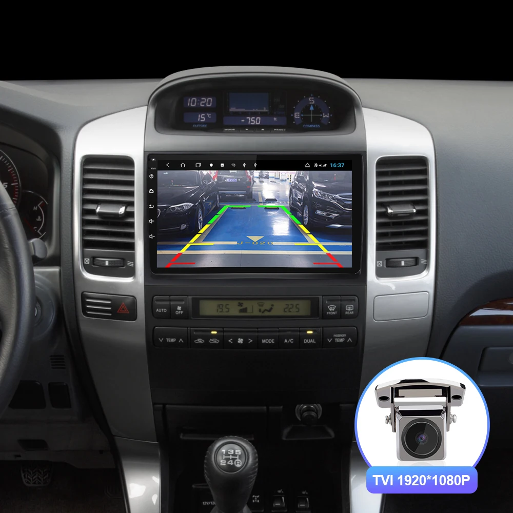 Isudar H53 4G Android 1 Din Авто Радио для Toyota/Prado 120 2004-2009 Автомобильный мультимедийный gps 8 ядерный ram 4 Гб rom 64 Гб Камера DVR 4G