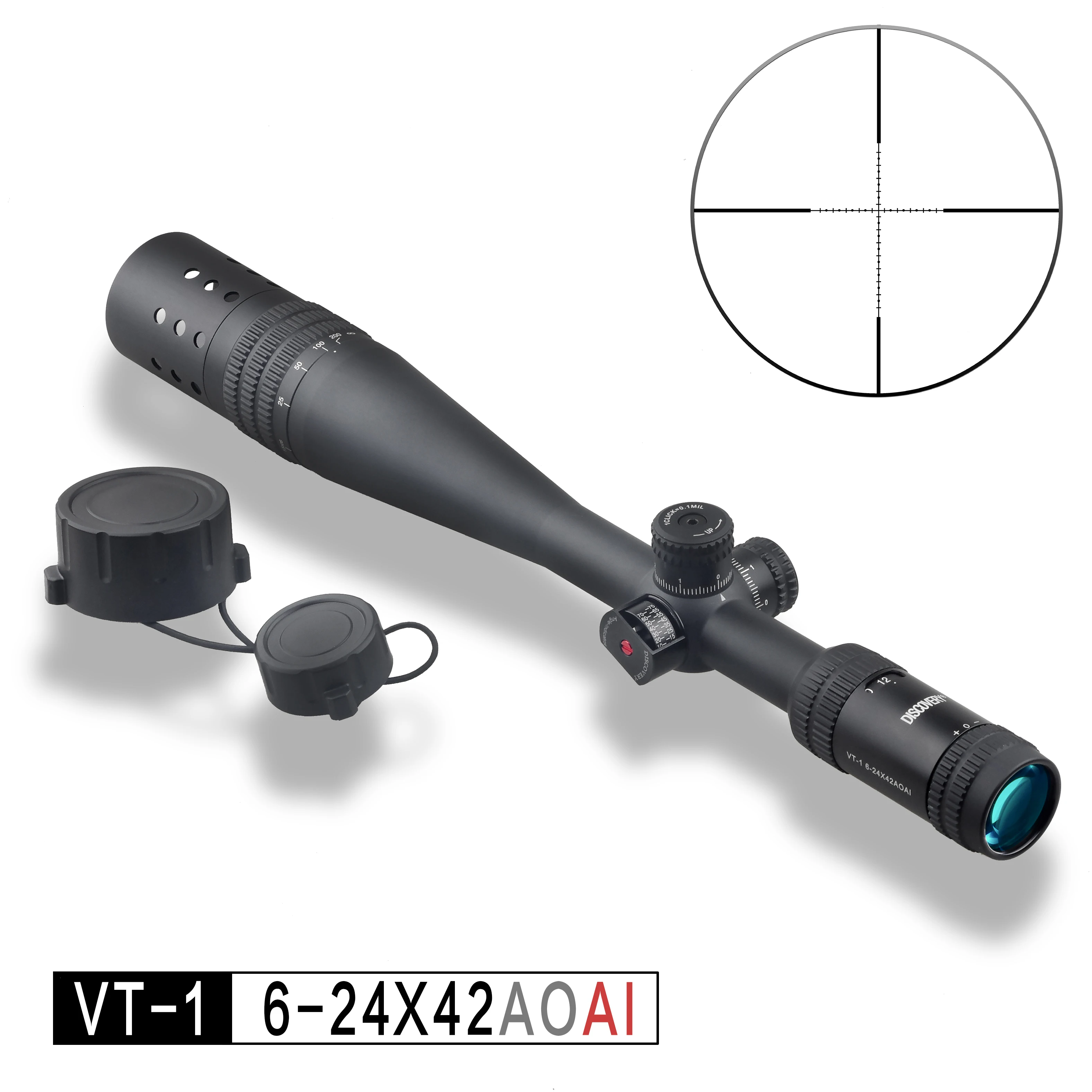 DISCOVERY OPTICS VT-1 6-24X42 AOAI вторая фокальная плоскость с высокой отдачей армейский