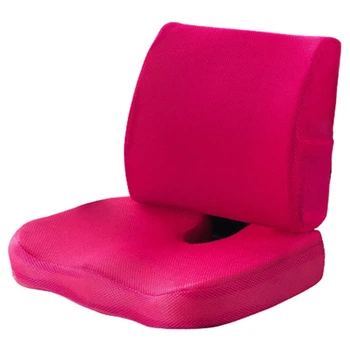 

Car Seat Cushion Orthopedic Memory Foam Chair Massage Cushion Back Cushion Pad Office Nap Pad