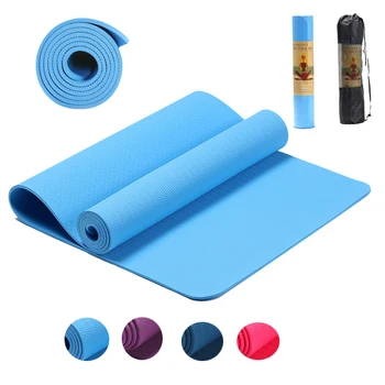 

Yoga Mat 183*61*0.6cm Non-Slip Elastic Tasteless Pad Pilates Mats For Gym Fitness Gymnastics Mat With Yoga Bag