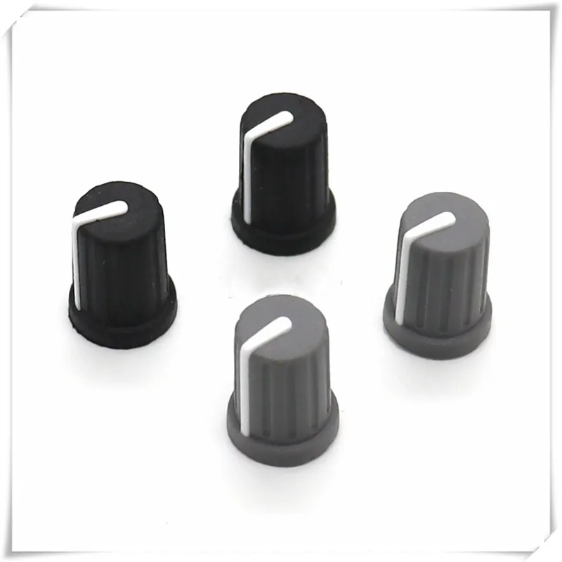 5 Pieces Rubber Half Shaft Knob Diameter 12.5mm Height 17mm Soft Rubber