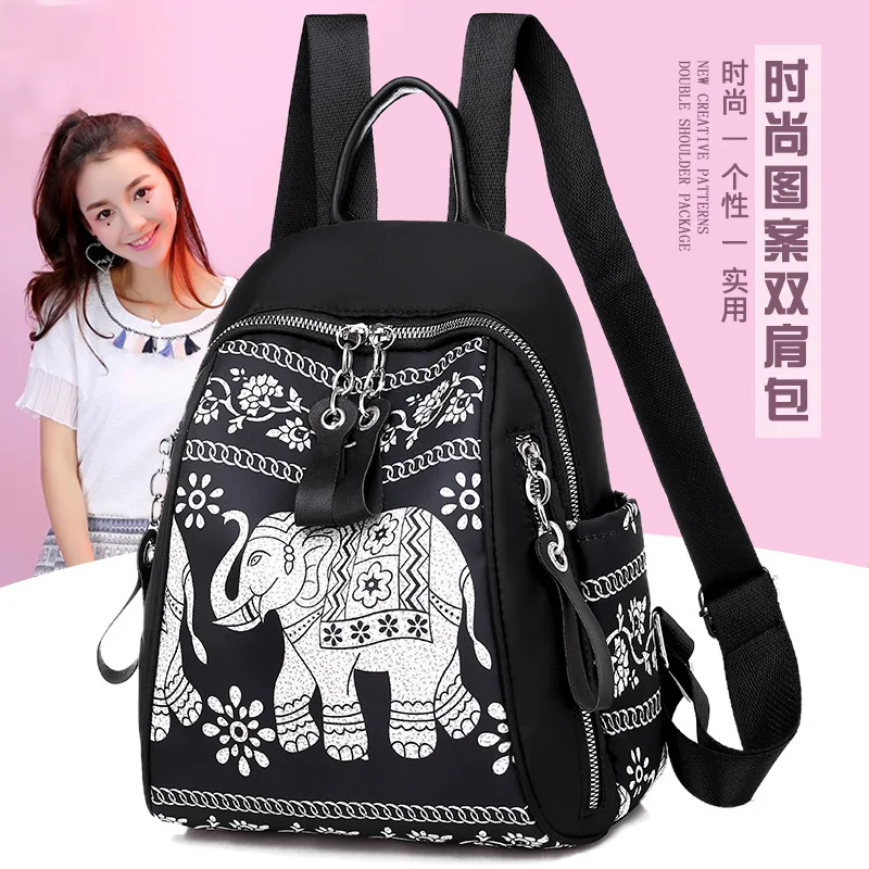 

Oxford Cloth Backpack Women's 2019 New Style Korean-style Fashion Versatile Mini Small Bag Canvas Casual WOMEN'S Bag