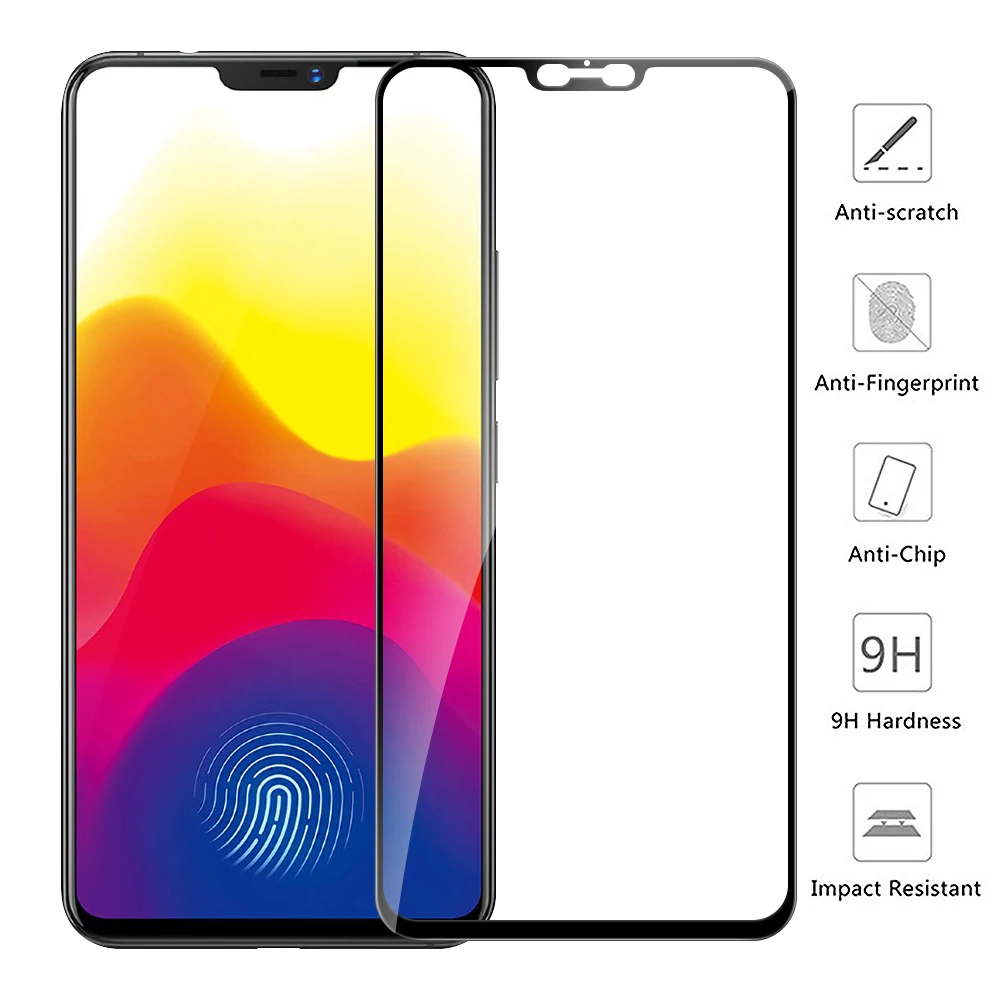 Защитное 3D стекло закаленное для Vivo Y90 Y7S Y19 Y17 Y15 Y12 Y3 Y97 Y85 Y83 Y81 Y73 Y79 Y71 Y67 Y66 55|Бамперы| |
