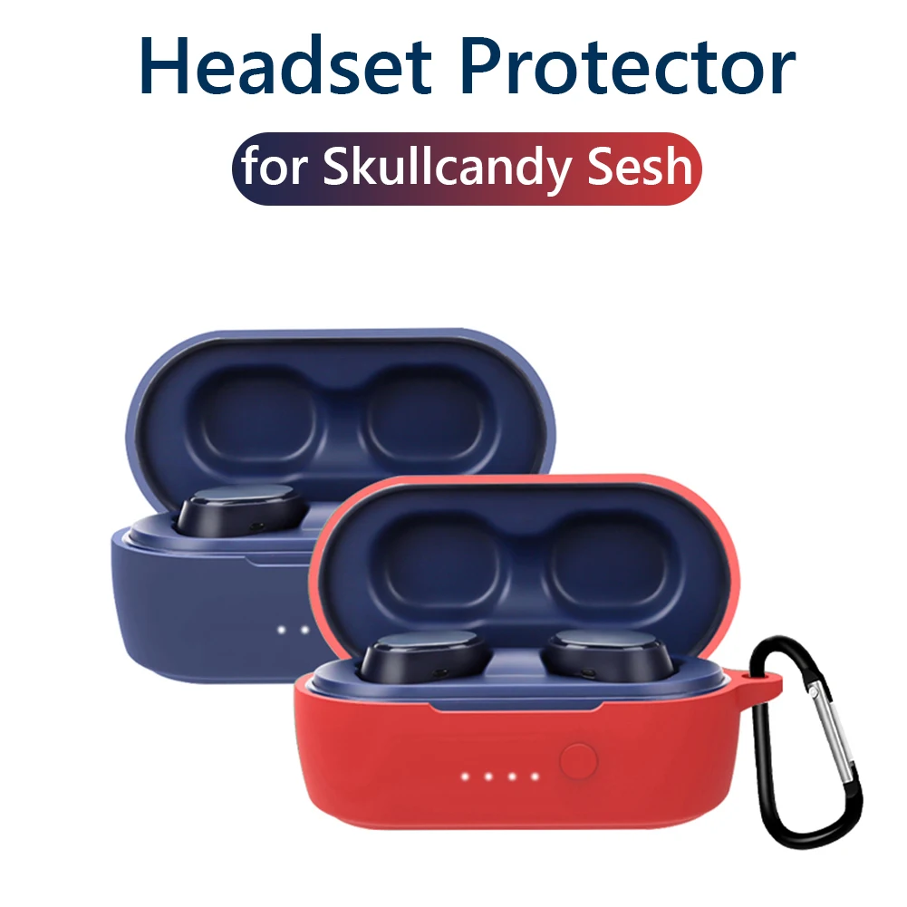 Soft Silicone Case For Skullcandy Sesh Wireless Bluetooth Earphone