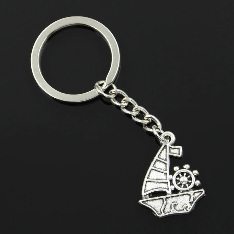 Ship Keychains Men Metal Holder Chain Keychains Boats Metal