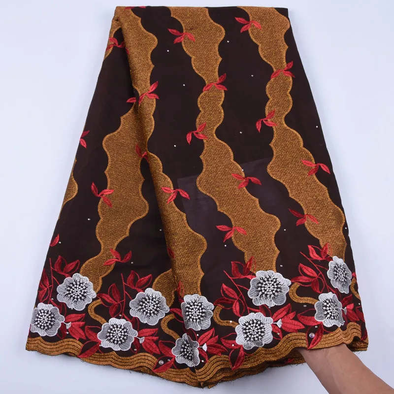 Дешевая хлопковая швейцарская вуаль кружева в швейцарском стиле с камнями африканская сухая кружевная ткань высокого качества нигерийская кружевная ткань 1692