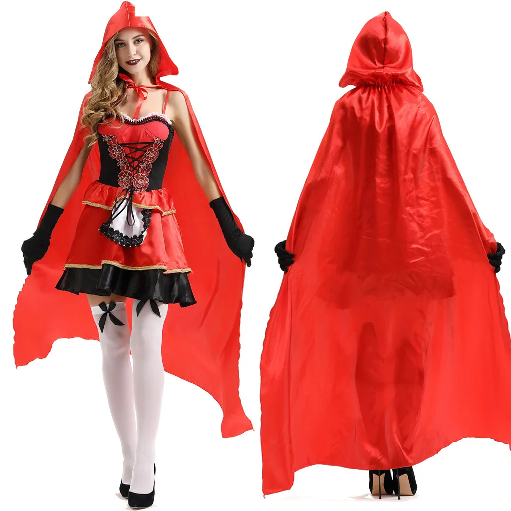 

Women's Clothing Sexy Cloak Dress Suit Cosplay Halloween Clothes Festivalstranger things hoodies pokemon tactical pants terno