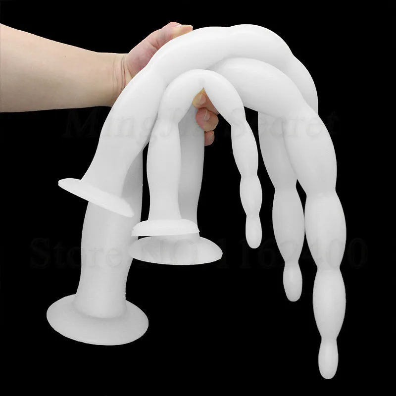 Жидкие Силиконовые анальные бусины эспандер Вагина фаллоимитатор массажер