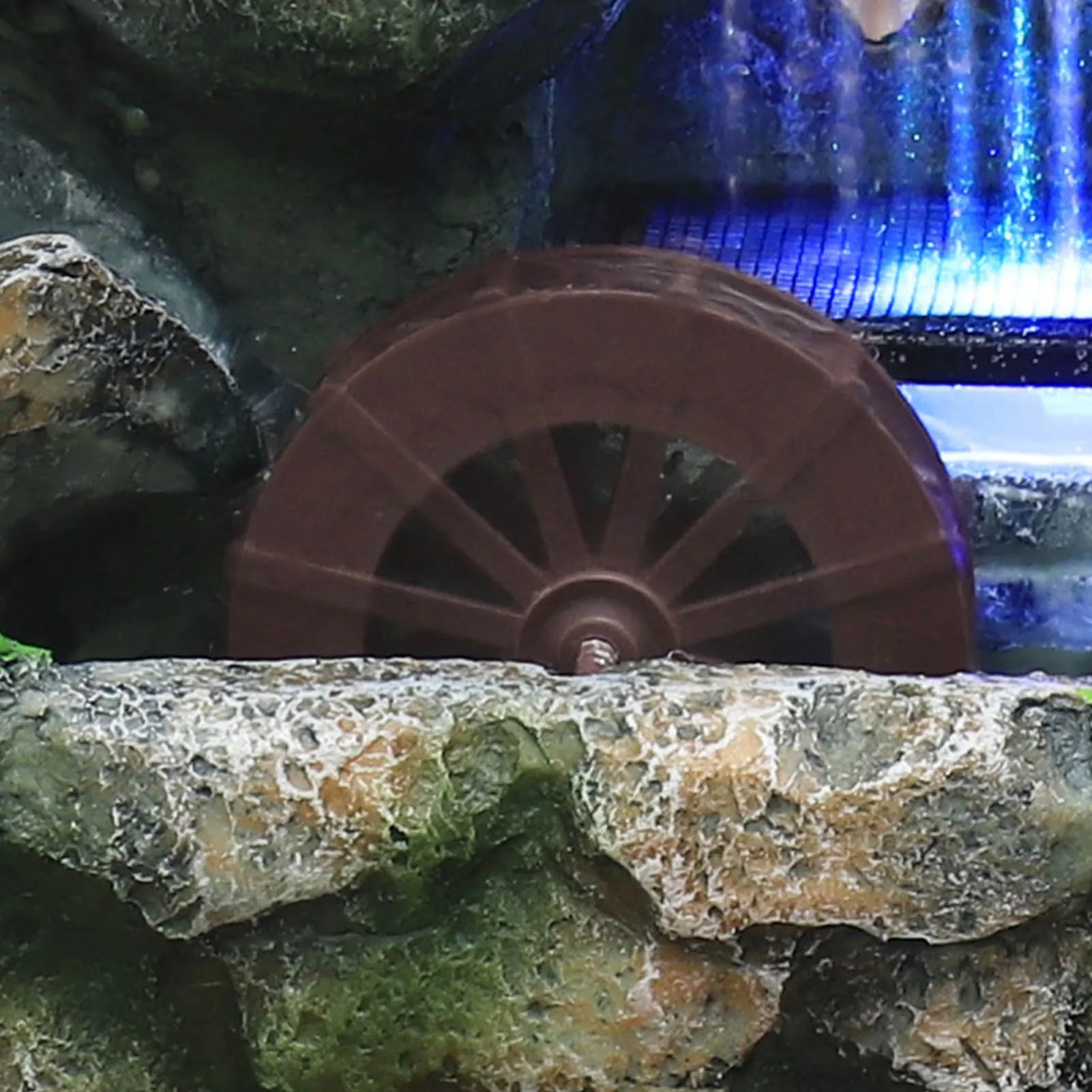 cachoeira ornamento com 7-color led mudança de luz