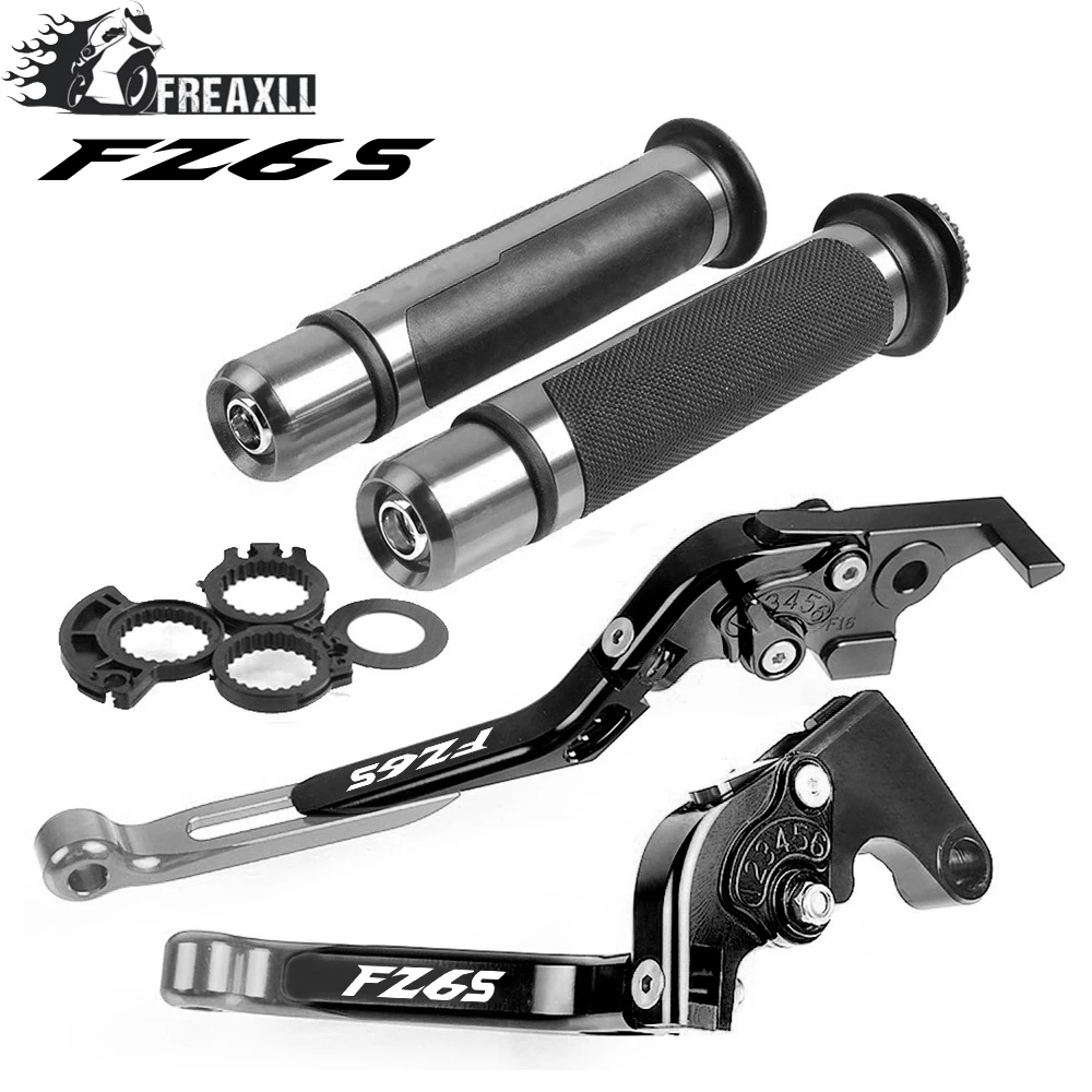 

FOR YAMAHA FZ6S FZ6N FZ6R/FZ6 FAZER 1998-2003 2001 Motorcycle CNC Adjustable Foldable Brake Clutch Lever Handle Grips