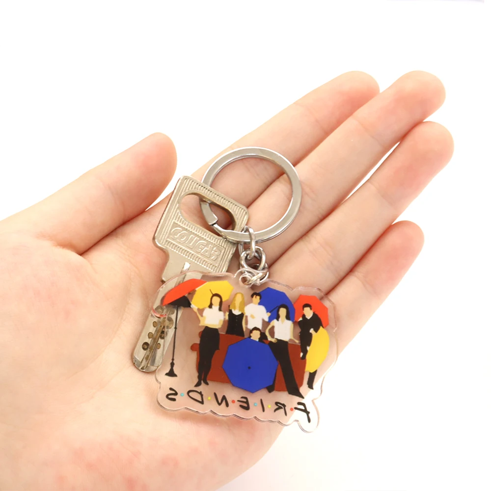 Porte-clés Pendentif Central Perk Café, Série Télévisée Américaine Friends,  Porte-clés De Voiture Llavero, Bijoux Cadeau - Porte-clés - AliExpress