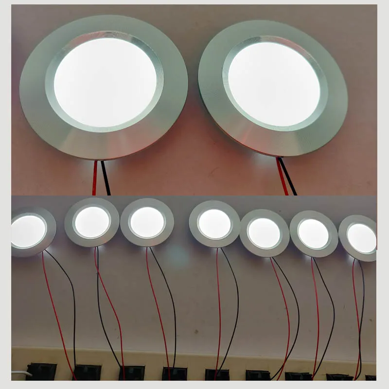 Dimmable 3W 5W 12V 24V Led Spot Light Slim14mm Recessed Ceiling Light D55mm Home Hotel Living Room Bulb Kitchen RV Downlight 3