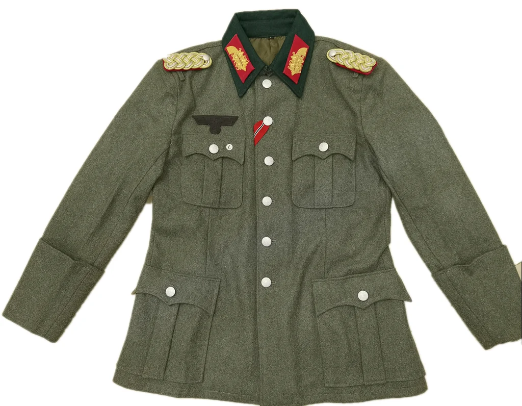 WWII WW2 GERMAN M36 OFFICER'S WOOL FIELD UNIFORM Major General of wehrmacht TUNIC Military War Reenactments | Тематическая