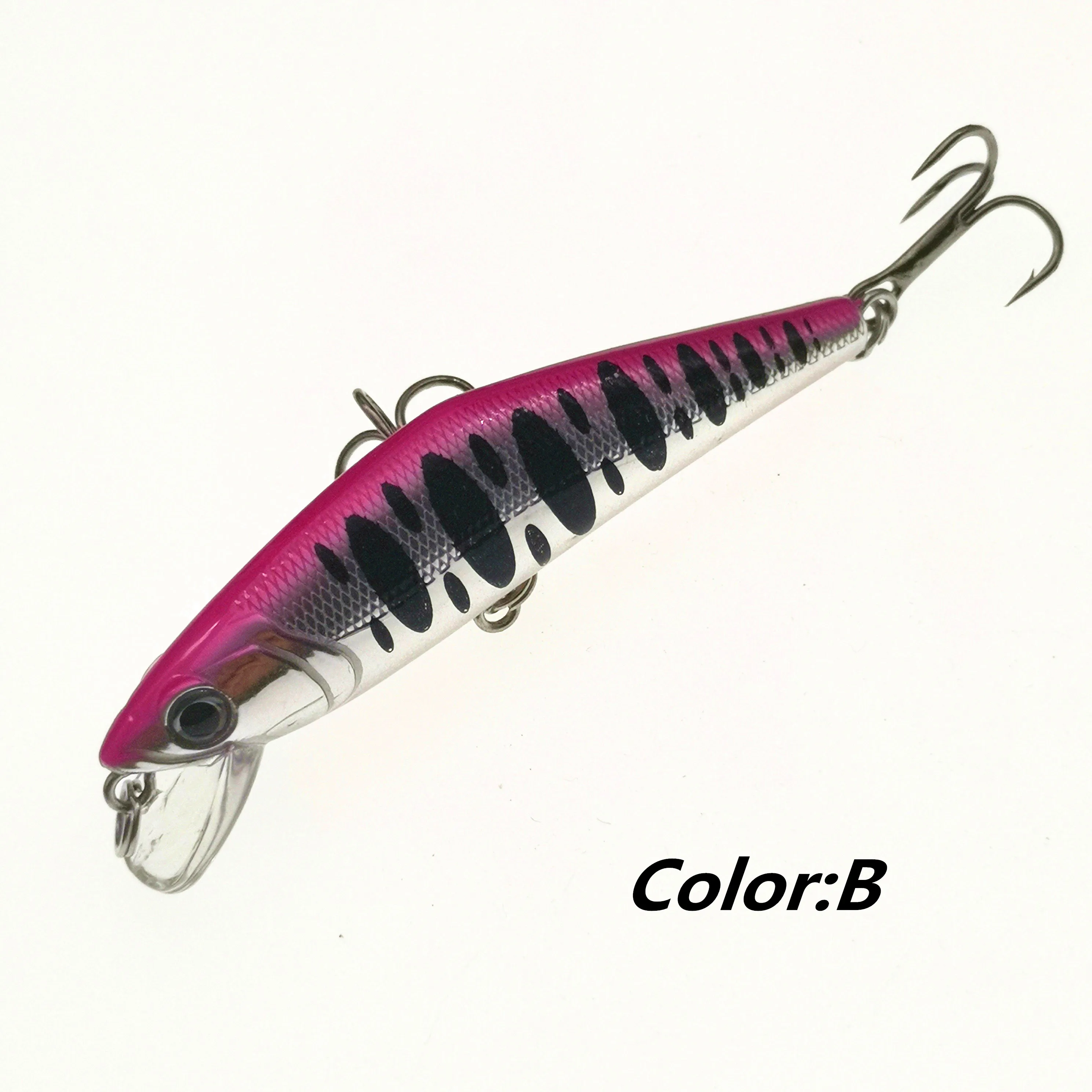 

Swolfy 1pcs 58mm 6g hard bait small Min fish bass sinking fishing bait minnow bait
