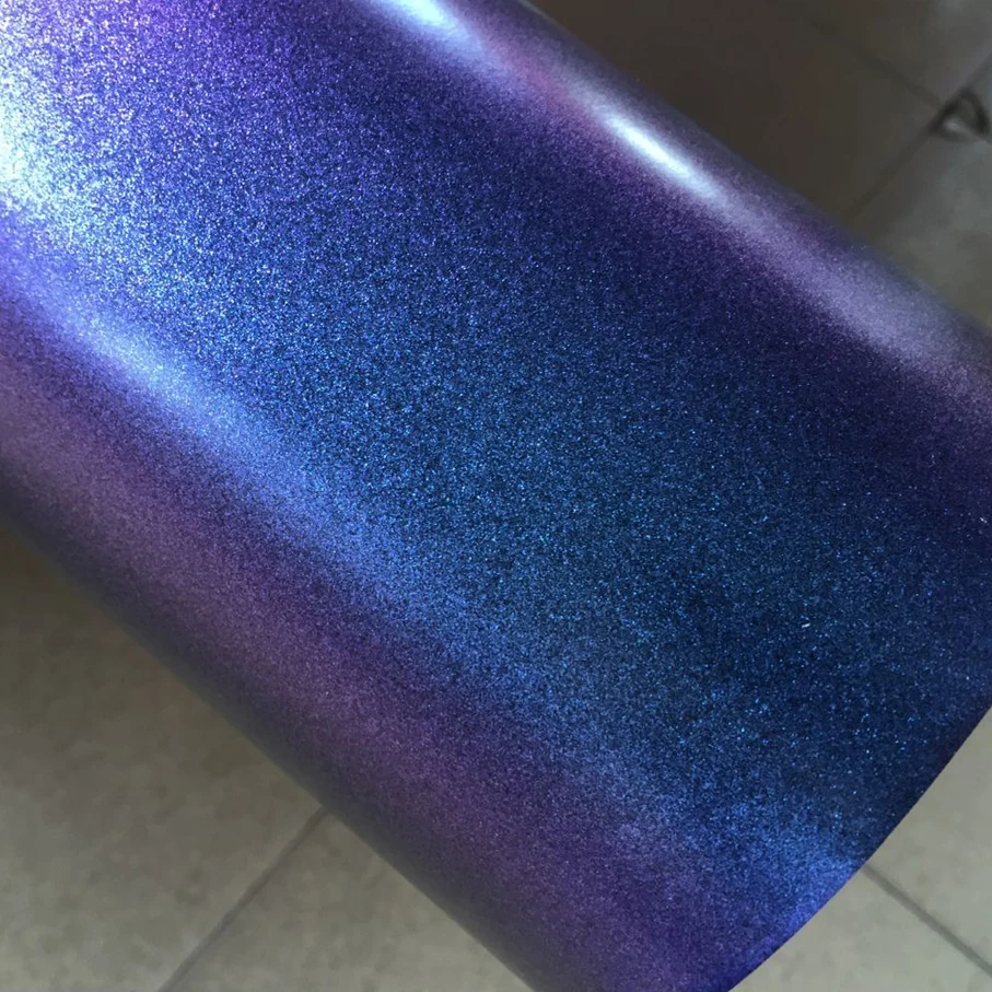 light blue to purple