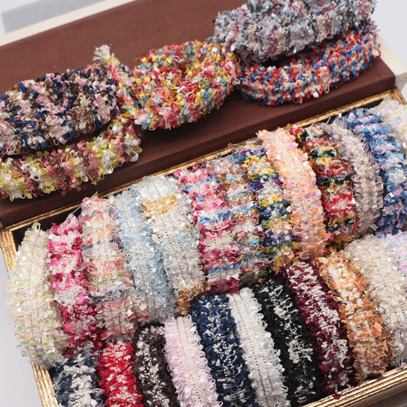 H786 1.5cm 2Y New Fashion Woolen Lace Trim Ribbon For Dress Garment Edging Bag Decoration Accessories Bow For Lace Ribbon Lace Garment Accessories Lace Sewing Supplies Lace Decoration Lace Accessories Lace Sewing Accessories Clothing Accessories