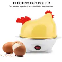 7 Eggs  Electric Egg Boiler Chicken Shape Eggs Cooker Multifunctional Corn Steamed Heating Milk Kitchen Breakfast Utensil 1